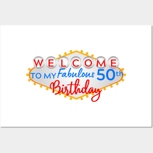 Welcome to my Fabulous 50th Birthday Vegas Posters and Art